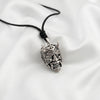 Devil Worshiper Satan Mask 925 Sterling Silver Gold Brass Necklace Jewelry