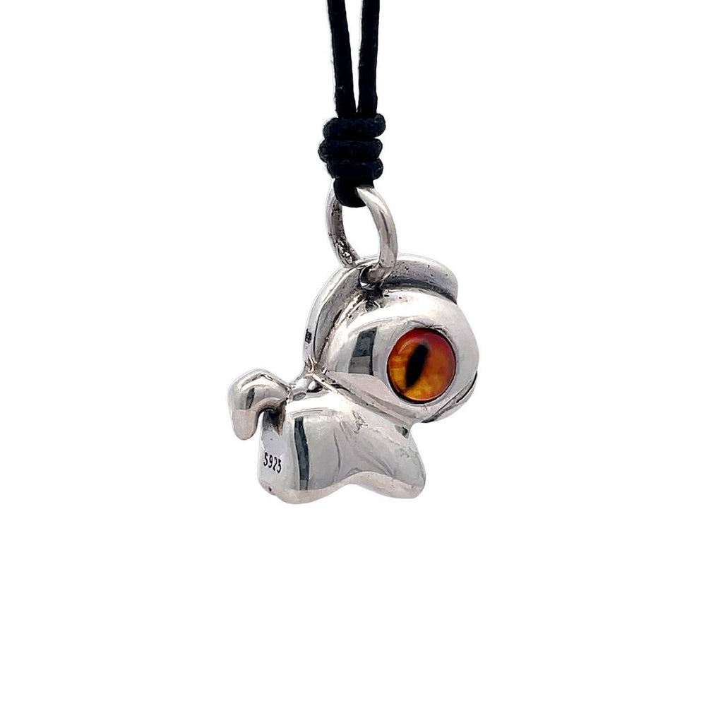 Cute Little Horse 92.5 Sterling Silver Gold Brass Charm Pendant Necklace
