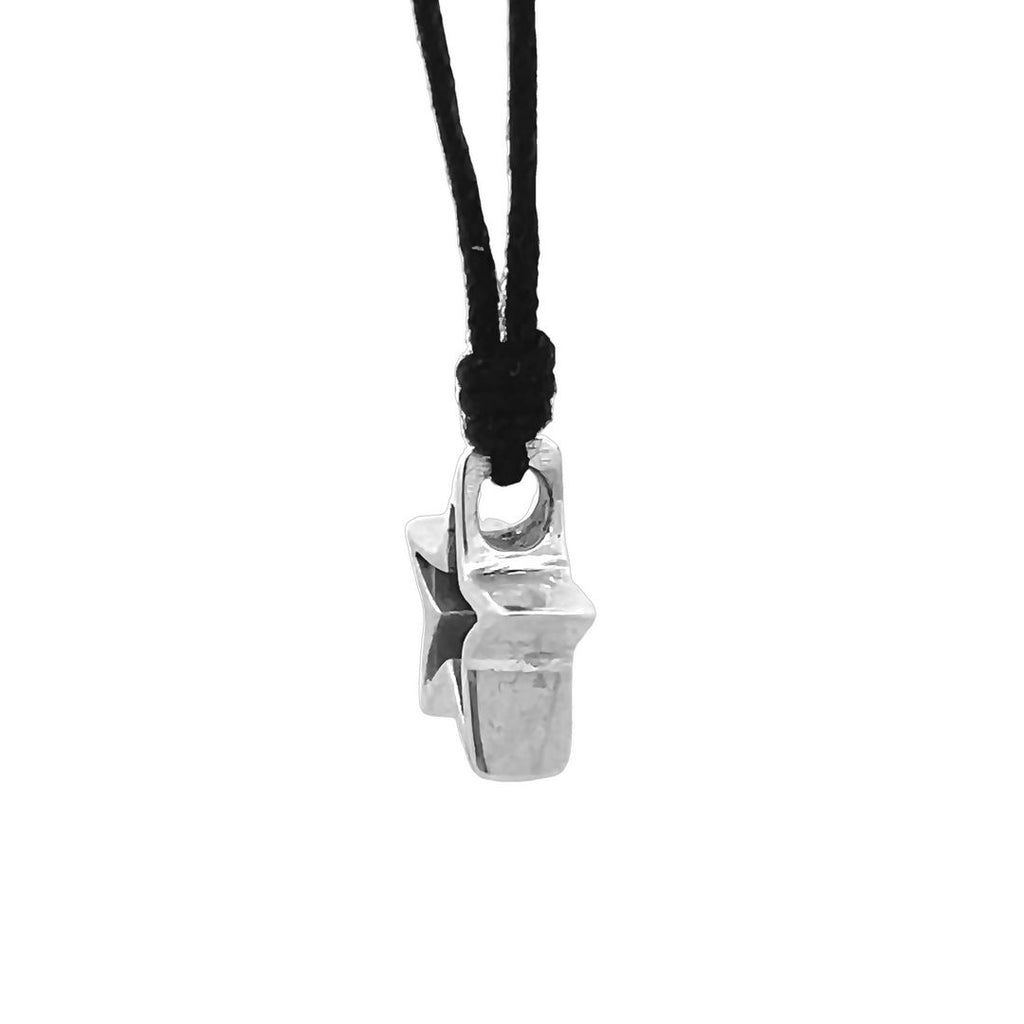 Lovely Star Charm Pendant Sterling Silver Pendant Necklace