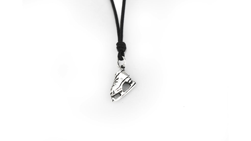 Ice Skating Shoes Sterling Silver Pewter Gold Brass Charm Necklace Pendant Jewelry