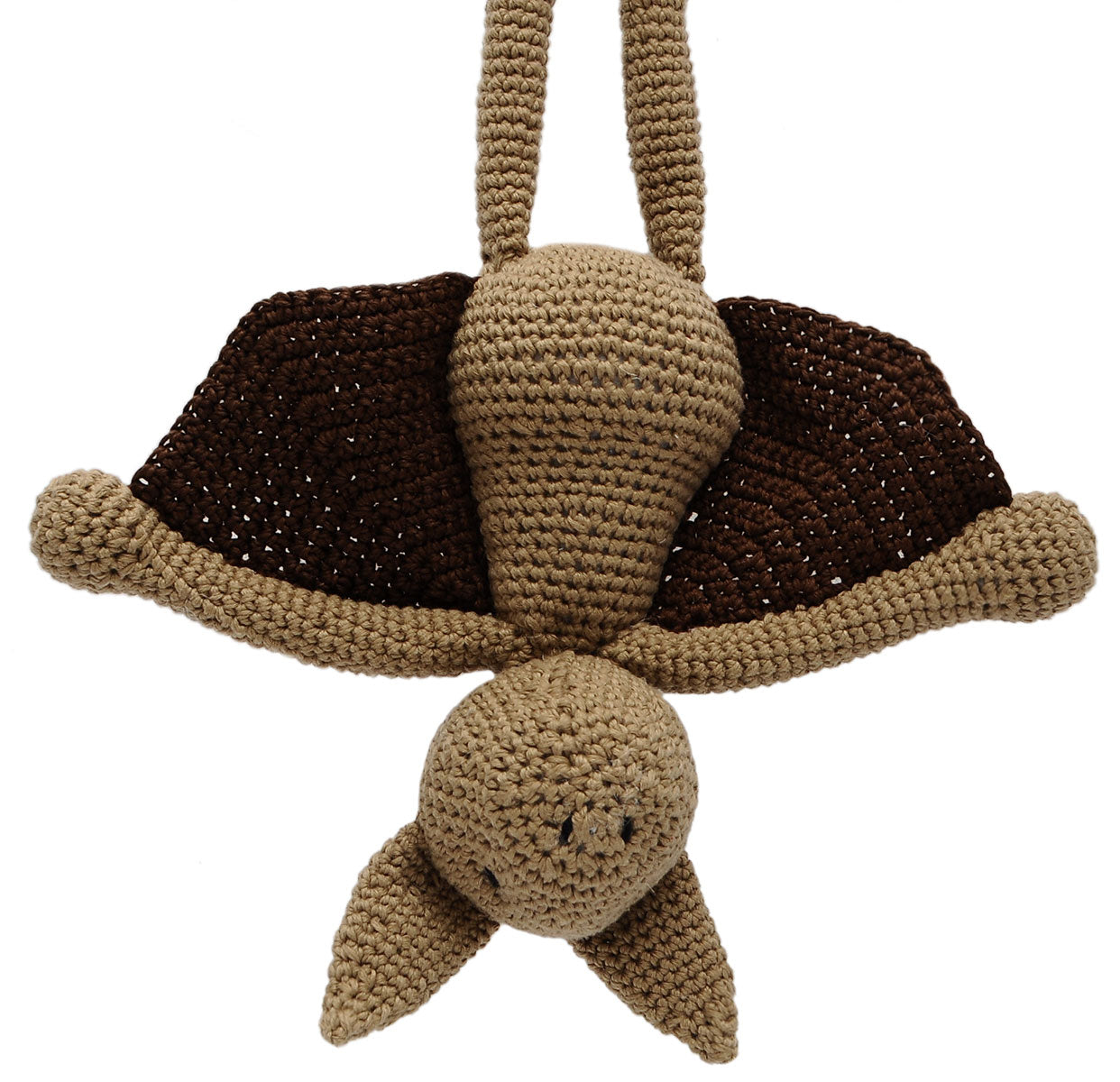 Brown Bat Handmade Amigurumi Stuffed Toy Knit Crochet Doll VAC