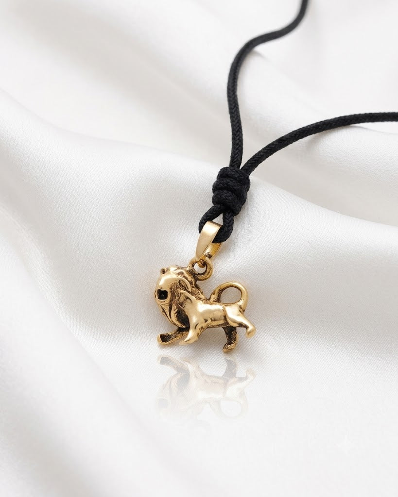 Astrology Gold Brass Sterling Silver Charm Necklace Pendant Horoscope Zodiac