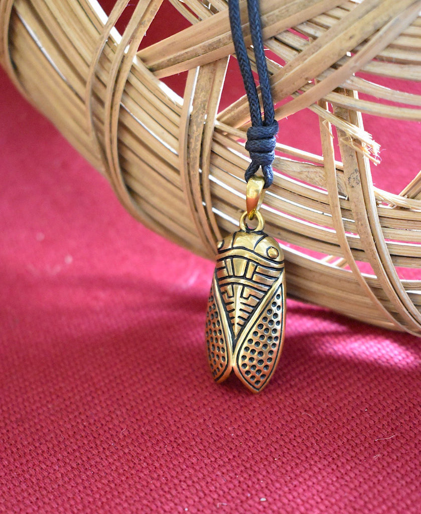Cicada 92.5 Sterling-silver Silver Pewter Gold Brass Charm Necklace Pendant Jewelry