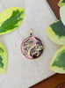 Tiger Dragon Colorful Yin Yang Handmade Brass Necklace Pendant Feng Shui Jewelry