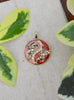 Tiger Dragon Colorful Yin Yang Handmade Brass Necklace Pendant Feng Shui Jewelry