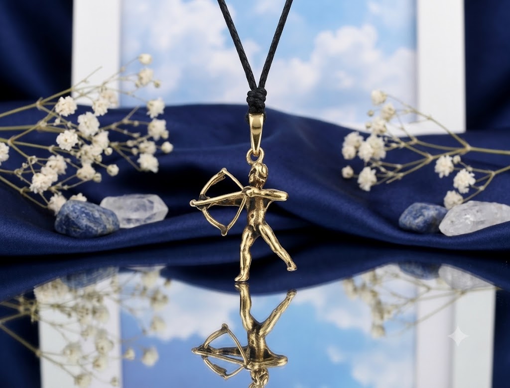 Astrology Gold Brass Sterling Silver Charm Necklace Pendant Horoscope Zodiac