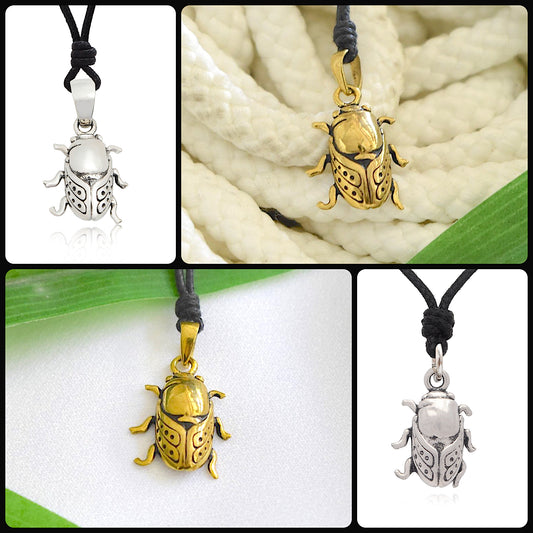 Lovely Cicada Sterling Silver Pewter Gold Brass Necklace Pendant Jewelry