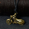 Supersport Motorcycles 925 Sterling Silver Brass Motor Bike Pendant Necklace Jewelry