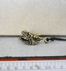 Dragon Head Pendant Sterling Silver Gold Brass Necklace Charm Jewelry