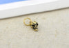 Mini Skull Head 92.5 Sterling Silver Brass Necklace Pendant Jewelry