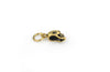 Mini Skull Head 92.5 Sterling Silver Brass Necklace Pendant Jewelry