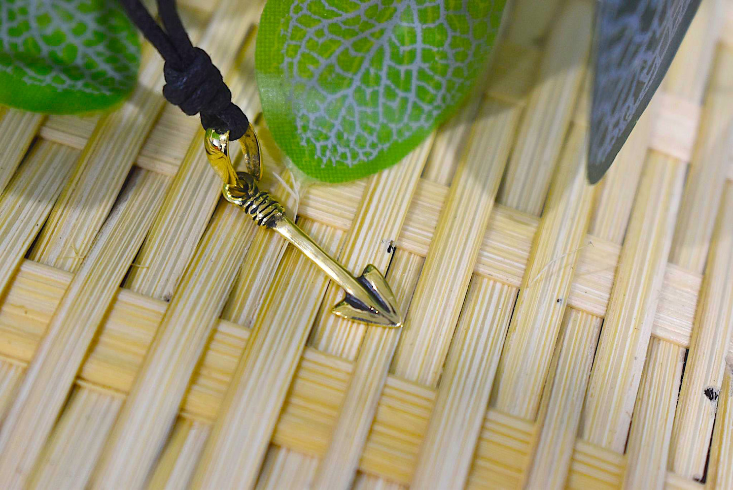 Cute Cupid's Arrow Sterling Silver Brass Charm Necklace Pendant Jewelry