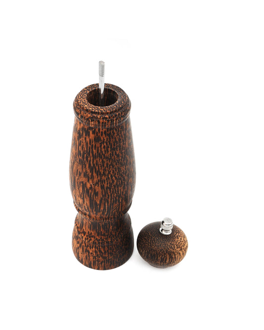 Coconut Wood Pepper Mill Pepper and Salt Grinder, Pepper and Salt Shaker