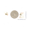 Adorable Mini Ceramic Animal Figurine – Porcelain Miniature Collectible Decor