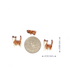 Adorable Mini Ceramic Animal Figurine – Porcelain Miniature Collectible Decor