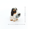 Cocker Spaniel Dog Big Head Ceramic Figurine Hand Painted Miniature Collectible Statue