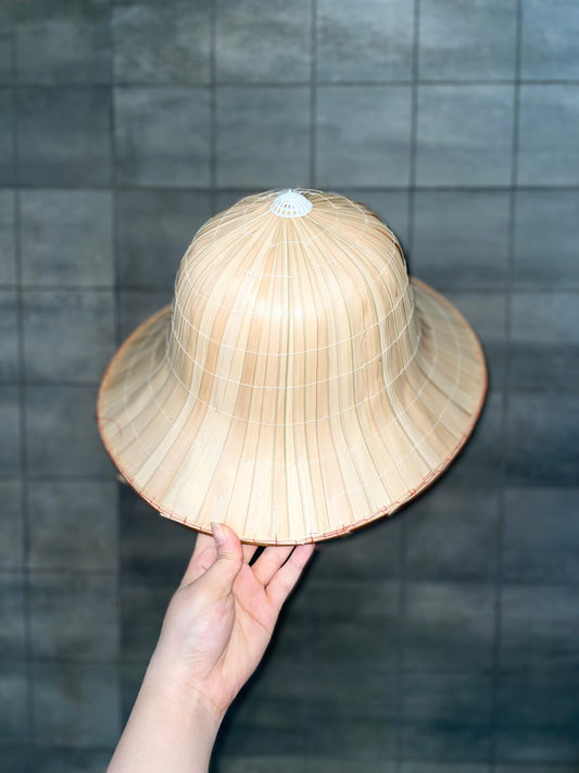 Handmade Crafted Leaf Conical Hat - Unique Leaf Conical Hat For Adventurous Journeys