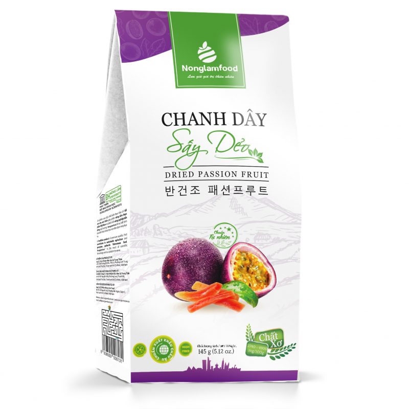 NongLam Food Natural Organic Soft Dried Fruit Two Flavours Snack 145g
