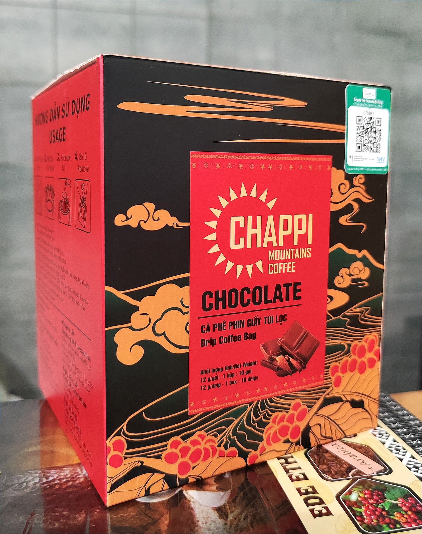 Chappi Mountains Coffee - Chocolate Drip Coffee Bag 120g