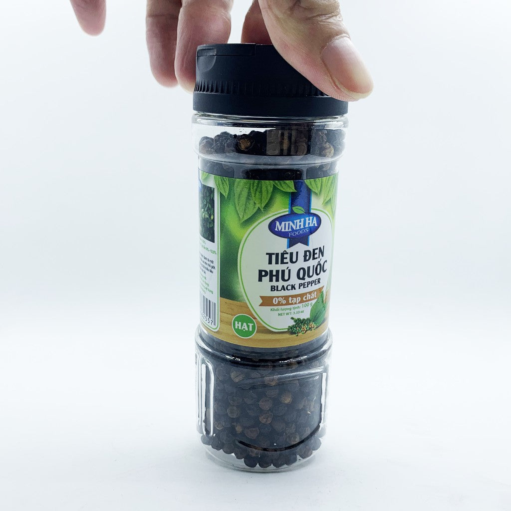 Minh Ha Foods Phu Quoc Black & White Pepper - Vietnamese Traditional Spices