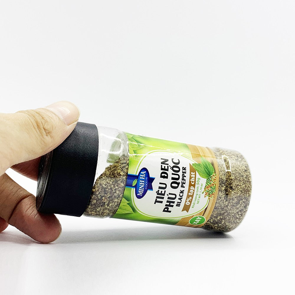Minh Ha Foods Phu Quoc Black & White Pepper - Vietnamese Traditional Spices