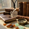 Live Love Laugh Affirmation Box 92.5 Sterling Silver Necklace Pendant Jewelry .