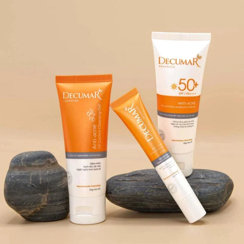 Decumar Anti-acne Brightening Cleansing Milk Advanced- Sua Rua Mat Ngua Mun Decumar - Skincare Vietnam CVI Pharma