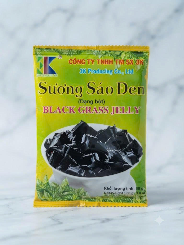 Suong Sao Black Grass Jelly Powder 50g Vietnamese Jelly Powder