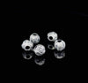 925 Sterling Silver Medium Beads For Bracelet Necklace Jewelry Making Supplies