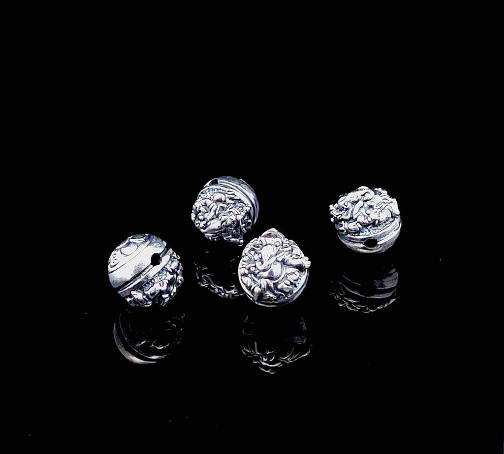 925 Sterling Silver Medium Beads For Bracelet Necklace Jewelry Making Supplies
