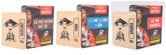 Mr. Viet Coffee Vietnamese Ground Coffee Drip Bag Vietnamese Coffee 100 Grams