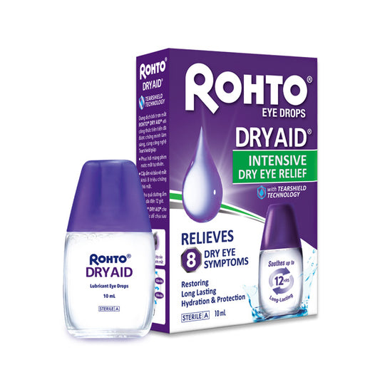 VRohto - Dry Aid Intensive Dry Eye Relief Eye Drops Soothes Up To 12 Hours 10ml