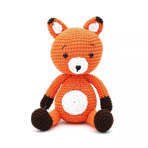 Cute Giraffe Handmade Amigurumi Stuffed Toy Knit Crochet Doll VAC