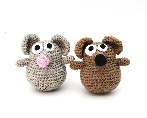 Cute Giraffe Handmade Amigurumi Stuffed Toy Knit Crochet Doll VAC