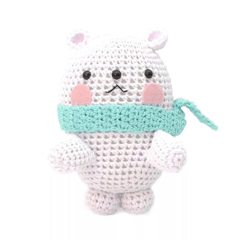 Cute Giraffe Handmade Amigurumi Stuffed Toy Knit Crochet Doll VAC