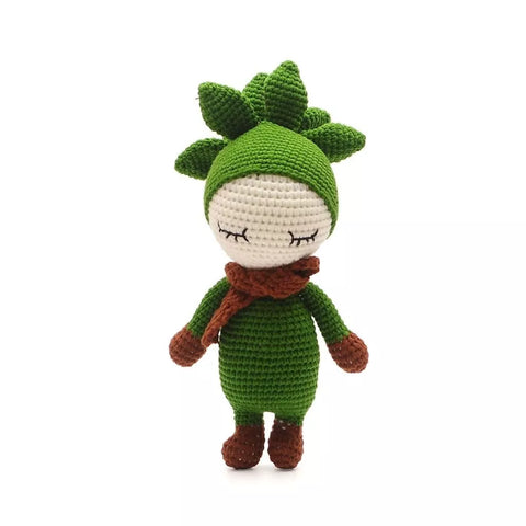 Cute Giraffe Handmade Amigurumi Stuffed Toy Knit Crochet Doll VAC