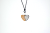 Lovely Heart Stainless Steel Brass Charm Necklace Pendant Jewelry