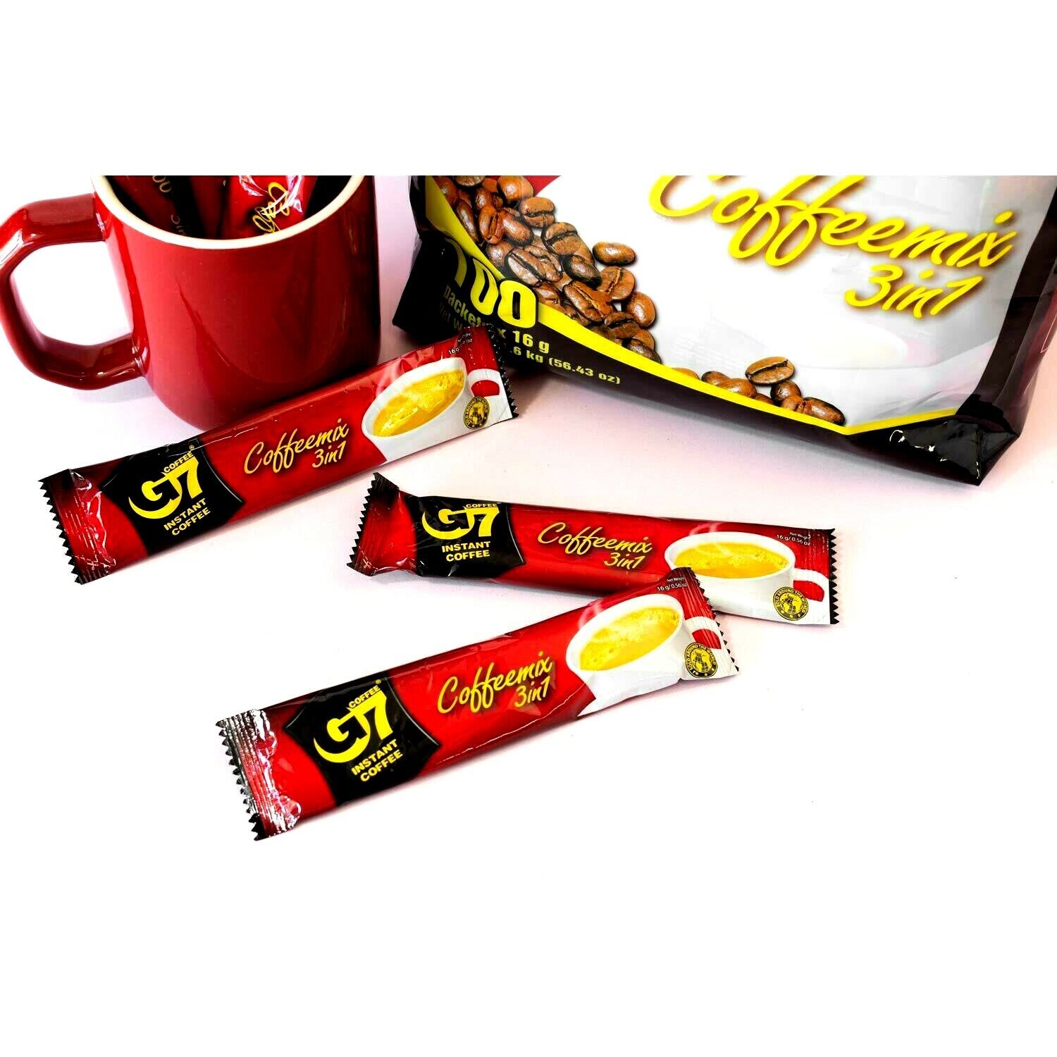 G7 3 In 1 Instant Vietnamese Coffee 100 50 or 21 Packets Imported from Vietnam