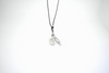 Small Sun In Oval Shape Stainless Steel & 18K Gold Necklace Pendant Jewelry