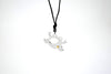 Cute Frog Stainless Steel & 18K Gold Necklace Pendant Jewelry