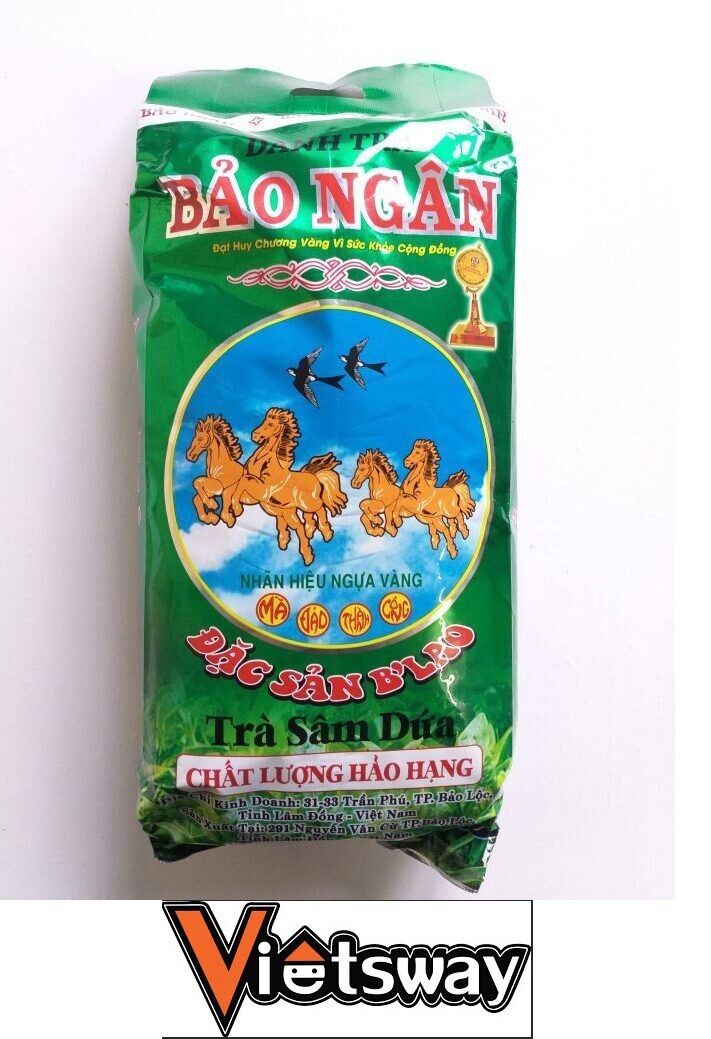 350g (12.3oz) Vietnamese Pandan Green Tea, Tra Sam Dua Bao Ngan from Vietnam