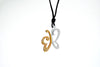Lovely Butterfly Stainless Steel Brass Charm Necklace Pendant Jewelry