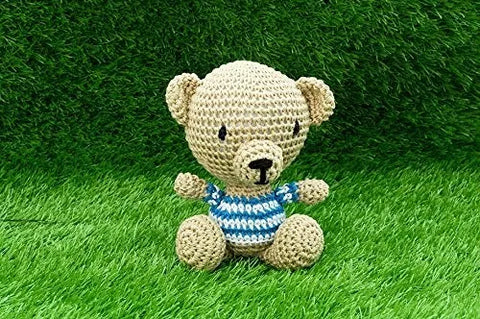 Cute Giraffe Handmade Amigurumi Stuffed Toy Knit Crochet Doll VAC