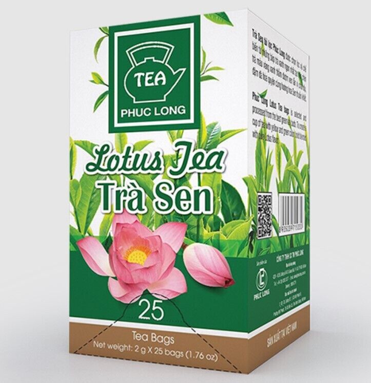 Box of Phuc Long Tea 25 Bags Vietnamese Herbal Vietnam Choose Style by VietsWay