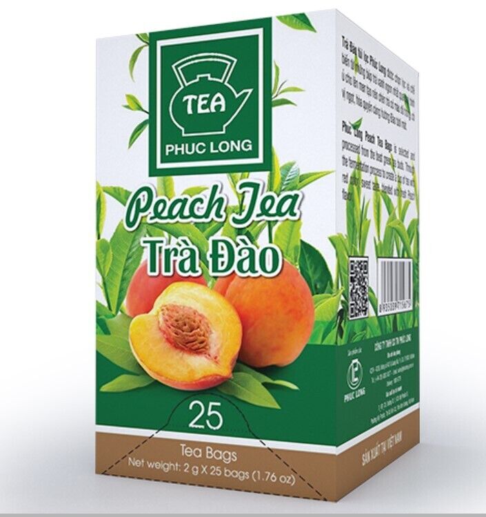 Box of Phuc Long Tea 25 Bags Vietnamese Herbal Vietnam Choose Style by VietsWay