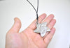 Lovely Flower Star Stainless Steel & 18K Gold Necklace Pendant Jewelry