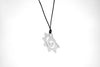 Tribal Maori Stainless Steel & 18K Gold Necklace Pendant Jewelry