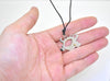 Cute Frog Stainless Steel & 18K Gold Necklace Pendant Jewelry