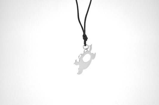 Cute Frog Stainless Steel & 18K Gold Necklace Pendant Jewelry