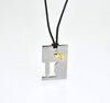 Astrology Sign Horoscope 18K Gold & Stainless Steel Necklace Pendant Jewelry
